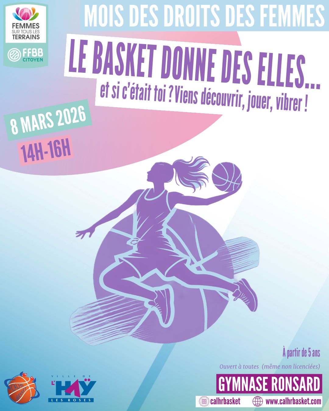 Journée des droits des femmes - initiation basket