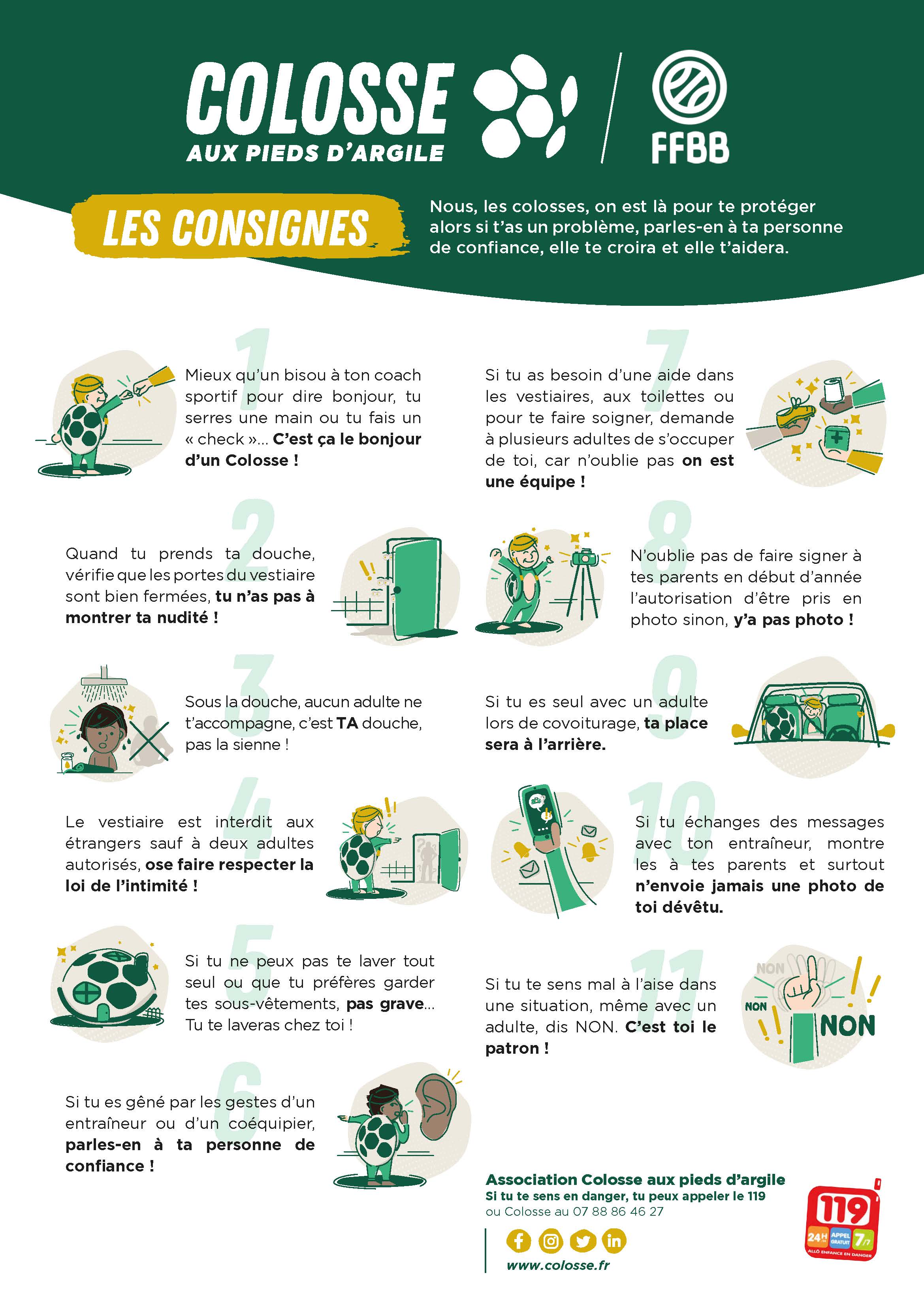 Consignes Colosse aux pieds d'argile