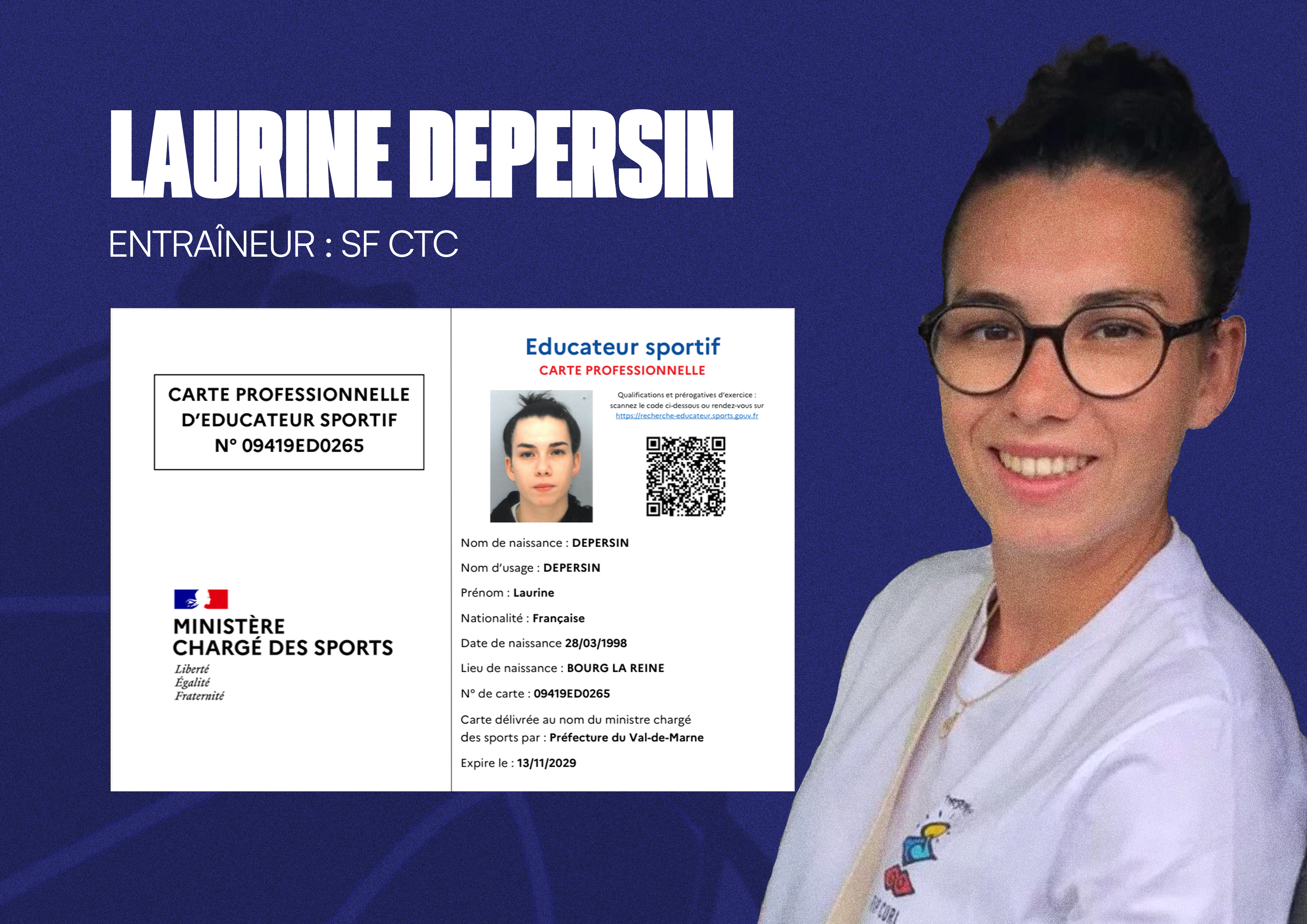 Diplômes – Laurine Depersin – CAL Basket